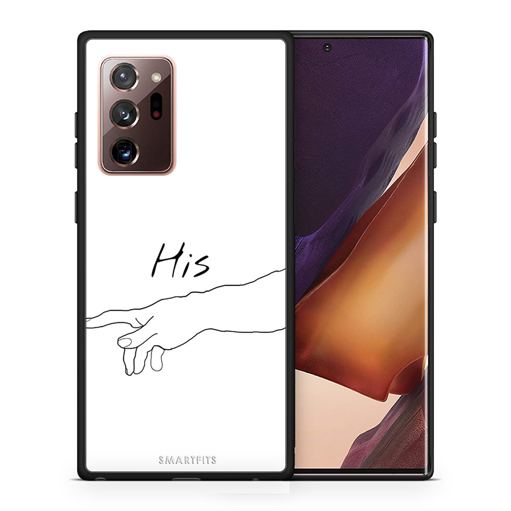 Θήκη Αγίου Βαλεντίνου Samsung Note 20 Ultra Aeshetic Love 2 από τη Smartfits με σχέδιο στο πίσω μέρος και μαύρο περίβλημα | Samsung Note 20 Ultra Aeshetic Love 2 case with colorful back and black bezels