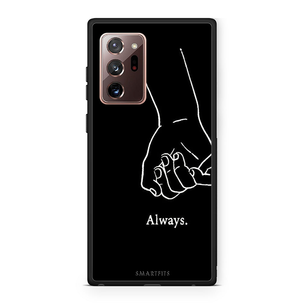 Samsung Note 20 Ultra Always & Forever 1 Θήκη Αγίου Βαλεντίνου από τη Smartfits με σχέδιο στο πίσω μέρος και μαύρο περίβλημα | Smartphone case with colorful back and black bezels by Smartfits