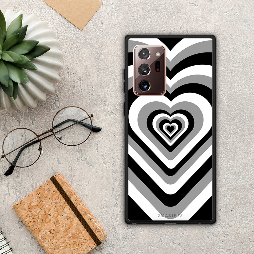Black Hearts - Samsung Galaxy Note 20 Ultra θήκη