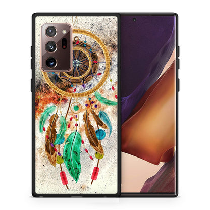 Θήκη Samsung Note 20 Ultra DreamCatcher Boho από τη Smartfits με σχέδιο στο πίσω μέρος και μαύρο περίβλημα | Samsung Note 20 Ultra DreamCatcher Boho case with colorful back and black bezels