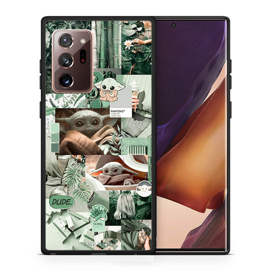 Θήκη Αγίου Βαλεντίνου Samsung Note 20 Ultra Collage Dude από τη Smartfits με σχέδιο στο πίσω μέρος και μαύρο περίβλημα | Samsung Note 20 Ultra Collage Dude case with colorful back and black bezels