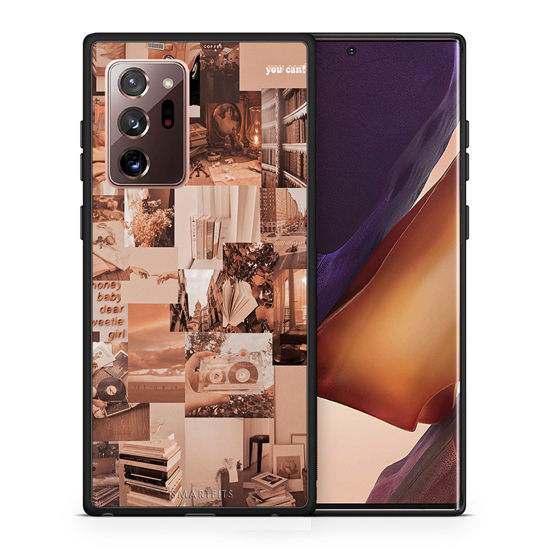 Θήκη Αγίου Βαλεντίνου Samsung Note 20 Ultra Collage You Can από τη Smartfits με σχέδιο στο πίσω μέρος και μαύρο περίβλημα | Samsung Note 20 Ultra Collage You Can case with colorful back and black bezels