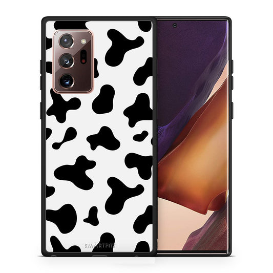 Θήκη Samsung Note 20 Ultra Cow Print από τη Smartfits με σχέδιο στο πίσω μέρος και μαύρο περίβλημα | Samsung Note 20 Ultra Cow Print case with colorful back and black bezels