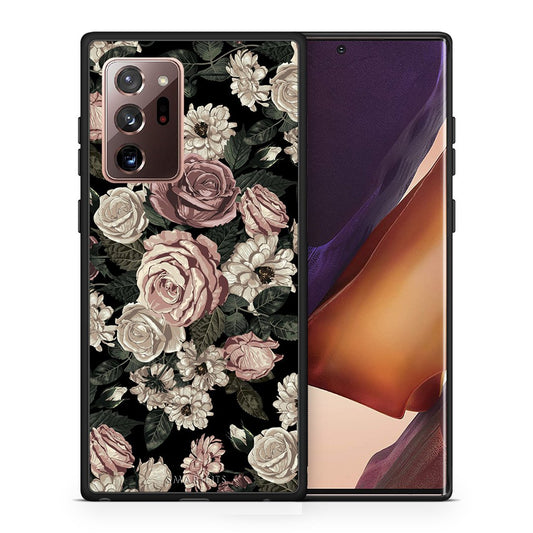 Θήκη Samsung Note 20 Ultra Wild Roses Flower από τη Smartfits με σχέδιο στο πίσω μέρος και μαύρο περίβλημα | Samsung Note 20 Ultra Wild Roses Flower case with colorful back and black bezels