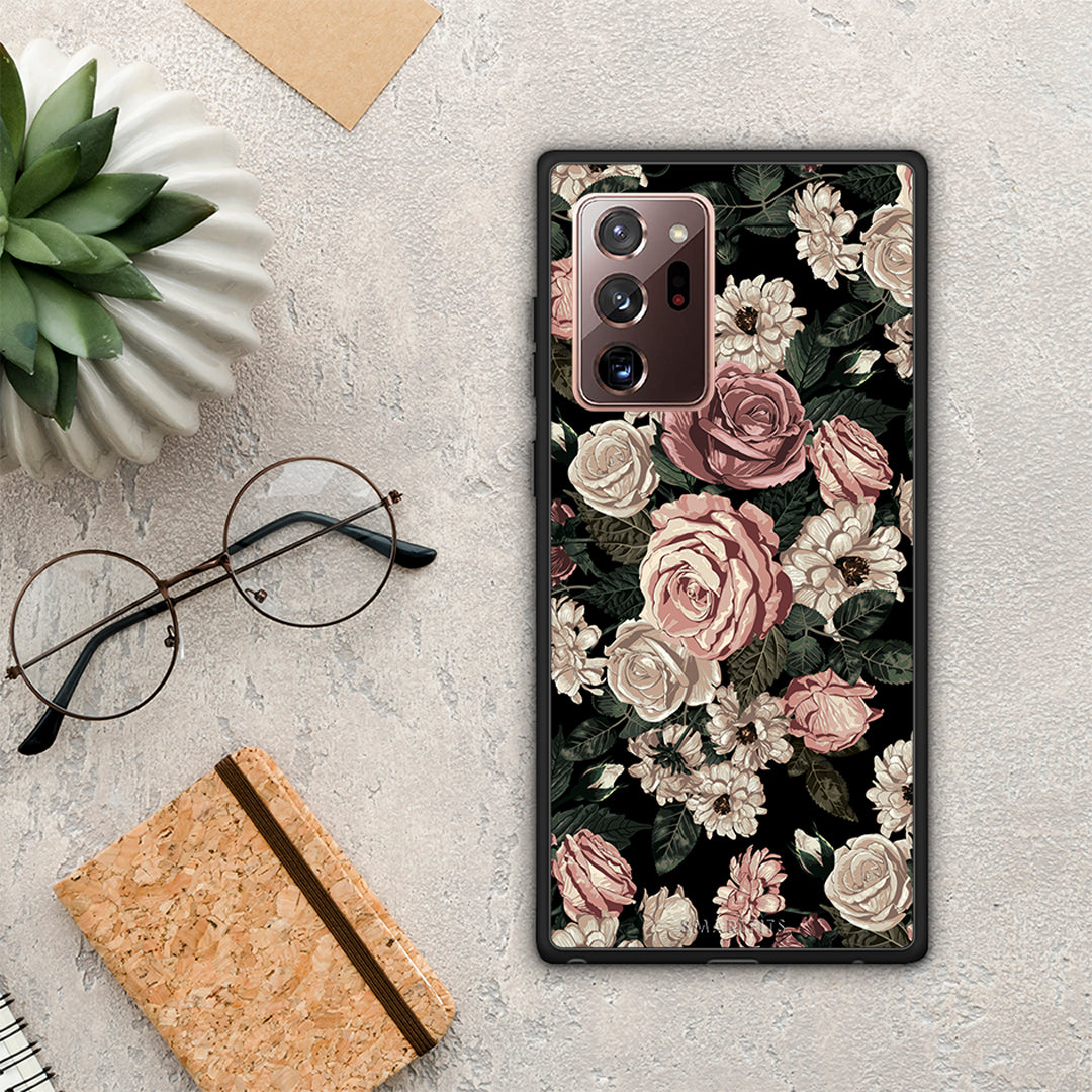 Flower Wild Roses - Samsung Galaxy Note 20 Ultra θήκη
