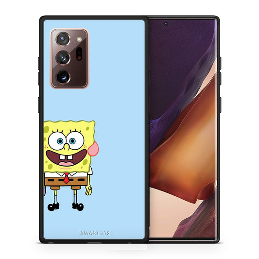 Θήκη Samsung Note 20 Ultra Friends Bob από τη Smartfits με σχέδιο στο πίσω μέρος και μαύρο περίβλημα | Samsung Note 20 Ultra Friends Bob case with colorful back and black bezels