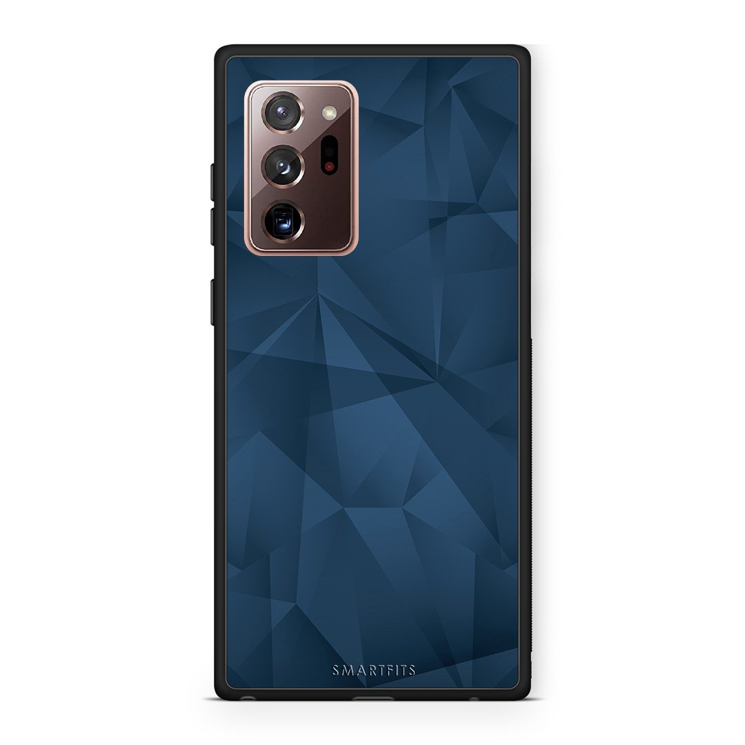 39 - Samsung Note 20 Ultra  Blue Abstract Geometric case, cover, bumper