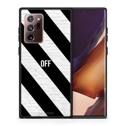 Θήκη Samsung Note 20 Ultra Get Off από τη Smartfits με σχέδιο στο πίσω μέρος και μαύρο περίβλημα | Samsung Note 20 Ultra Get Off case with colorful back and black bezels