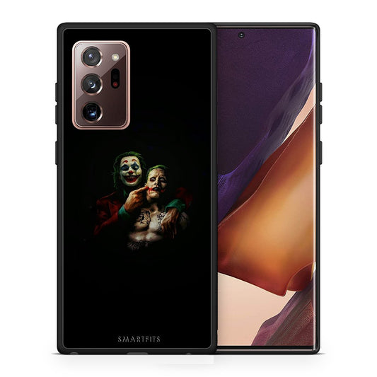 Θήκη Samsung Note 20 Ultra Clown Hero από τη Smartfits με σχέδιο στο πίσω μέρος και μαύρο περίβλημα | Samsung Note 20 Ultra Clown Hero case with colorful back and black bezels