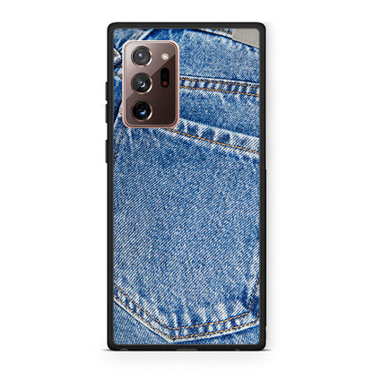 Samsung Note 20 Ultra Jeans Pocket θήκη από τη Smartfits με σχέδιο στο πίσω μέρος και μαύρο περίβλημα | Smartphone case with colorful back and black bezels by Smartfits