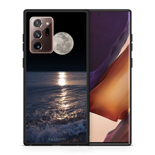 Θήκη Samsung Note 20 Ultra Moon Landscape από τη Smartfits με σχέδιο στο πίσω μέρος και μαύρο περίβλημα | Samsung Note 20 Ultra Moon Landscape case with colorful back and black bezels