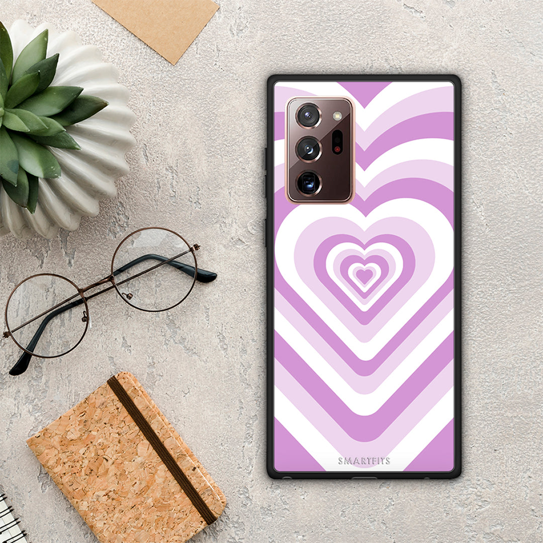 Lilac Hearts - Samsung Galaxy Note 20 Ultra θήκη