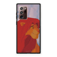 Thumbnail for Samsung Note 20 Ultra Lion Love 1 Θήκη Αγίου Βαλεντίνου από τη Smartfits με σχέδιο στο πίσω μέρος και μαύρο περίβλημα | Smartphone case with colorful back and black bezels by Smartfits