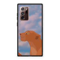 Thumbnail for Samsung Note 20 Ultra Lion Love 2 Θήκη Αγίου Βαλεντίνου από τη Smartfits με σχέδιο στο πίσω μέρος και μαύρο περίβλημα | Smartphone case with colorful back and black bezels by Smartfits