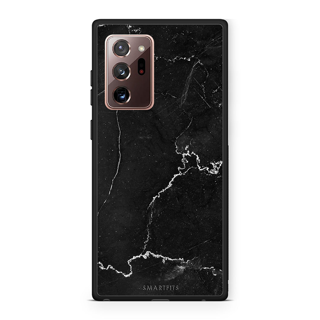 Samsung Note 20 Ultra Marble Black θήκη από τη Smartfits με σχέδιο στο πίσω μέρος και μαύρο περίβλημα | Smartphone case with colorful back and black bezels by Smartfits