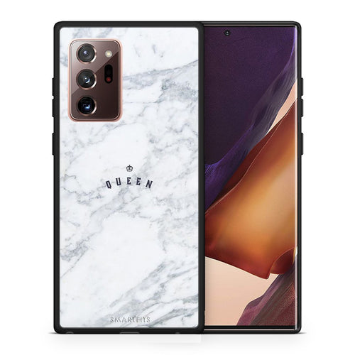 Θήκη Samsung Note 20 Ultra Queen Marble από τη Smartfits με σχέδιο στο πίσω μέρος και μαύρο περίβλημα | Samsung Note 20 Ultra Queen Marble case with colorful back and black bezels