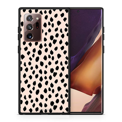 Θήκη Samsung Note 20 Ultra New Polka Dots από τη Smartfits με σχέδιο στο πίσω μέρος και μαύρο περίβλημα | Samsung Note 20 Ultra New Polka Dots case with colorful back and black bezels