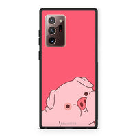 Thumbnail for Samsung Note 20 Ultra Pig Love 1 Θήκη Αγίου Βαλεντίνου από τη Smartfits με σχέδιο στο πίσω μέρος και μαύρο περίβλημα | Smartphone case with colorful back and black bezels by Smartfits