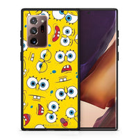 Thumbnail for Θήκη Samsung Note 20 Ultra Sponge PopArt από τη Smartfits με σχέδιο στο πίσω μέρος και μαύρο περίβλημα | Samsung Note 20 Ultra Sponge PopArt case with colorful back and black bezels
