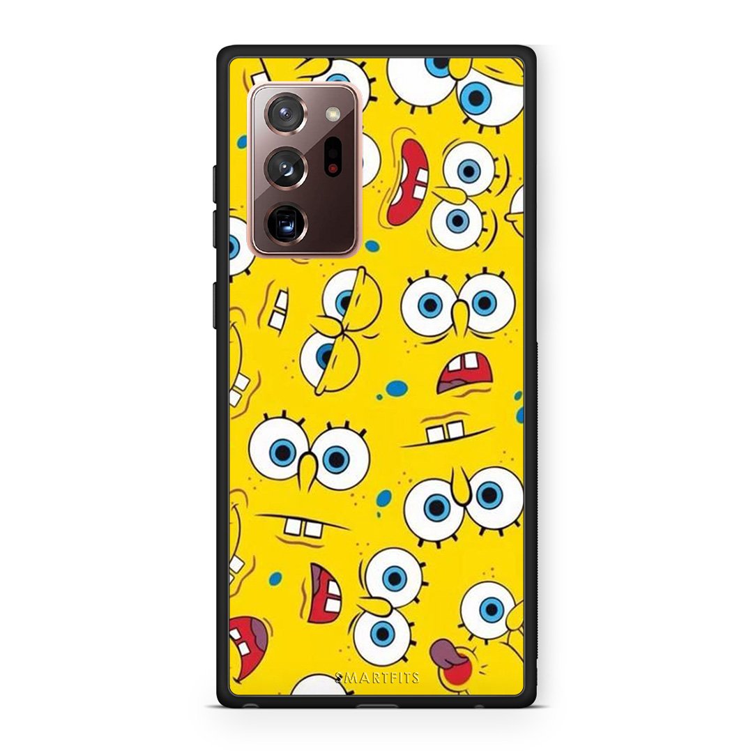 4 - Samsung Note 20 Ultra Sponge PopArt case, cover, bumper