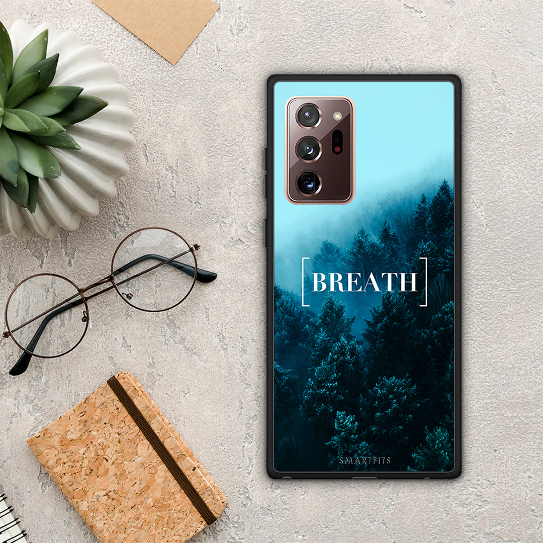 Quote Breath - Samsung Galaxy Note 20 Ultra θήκη