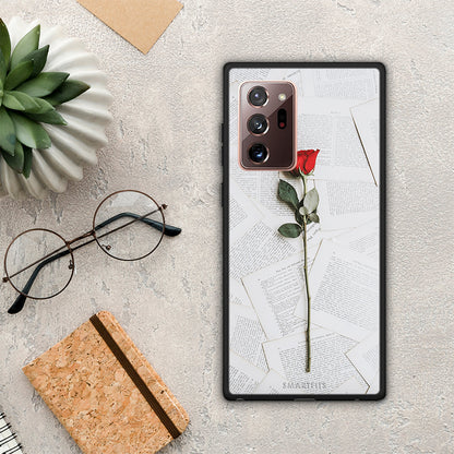Red Rose - Samsung Galaxy Note 20 Ultra θήκη