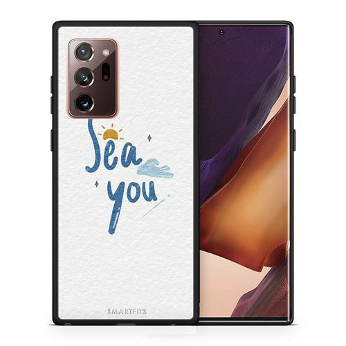 Θήκη Samsung Note 20 Ultra Sea You από τη Smartfits με σχέδιο στο πίσω μέρος και μαύρο περίβλημα | Samsung Note 20 Ultra Sea You case with colorful back and black bezels
