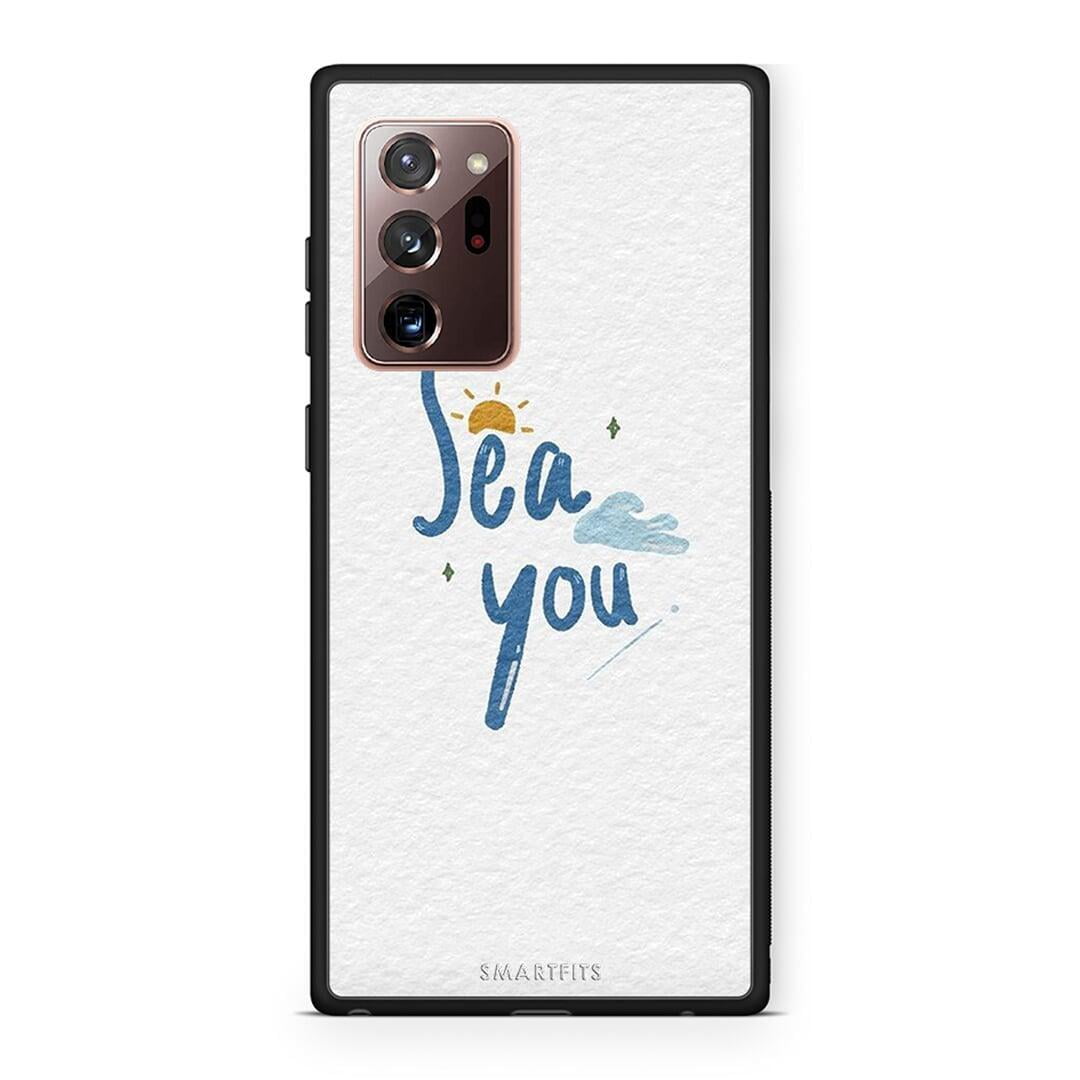 Samsung Note 20 Ultra Sea You Θήκη από τη Smartfits με σχέδιο στο πίσω μέρος και μαύρο περίβλημα | Smartphone case with colorful back and black bezels by Smartfits