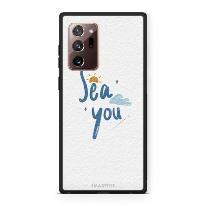 Samsung Note 20 Ultra Sea You Θήκη από τη Smartfits με σχέδιο στο πίσω μέρος και μαύρο περίβλημα | Smartphone case with colorful back and black bezels by Smartfits