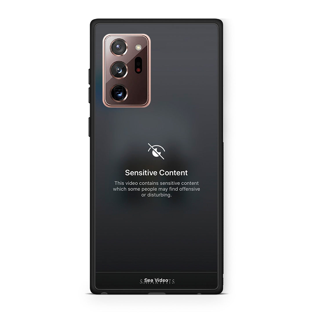 Samsung Note 20 Ultra Sensitive Content θήκη από τη Smartfits με σχέδιο στο πίσω μέρος και μαύρο περίβλημα | Smartphone case with colorful back and black bezels by Smartfits