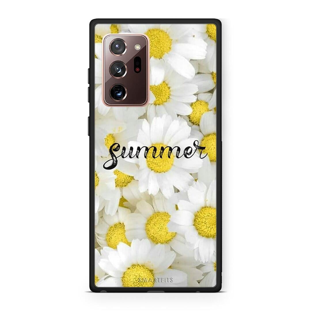 Samsung Note 20 Ultra Summer Daisies Θήκη από τη Smartfits με σχέδιο στο πίσω μέρος και μαύρο περίβλημα | Smartphone case with colorful back and black bezels by Smartfits