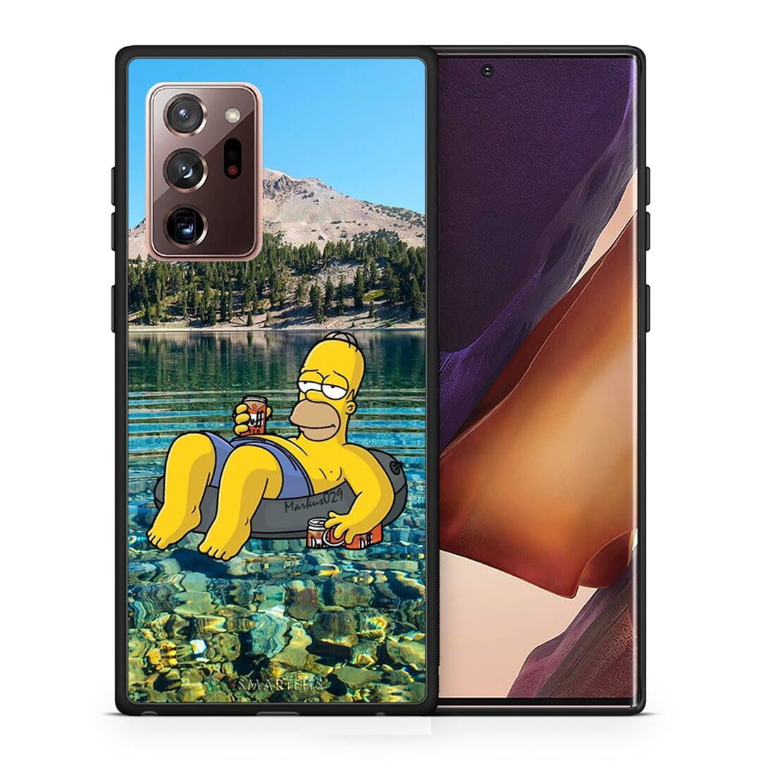 Θήκη Samsung Note 20 Ultra Summer Happiness από τη Smartfits με σχέδιο στο πίσω μέρος και μαύρο περίβλημα | Samsung Note 20 Ultra Summer Happiness case with colorful back and black bezels
