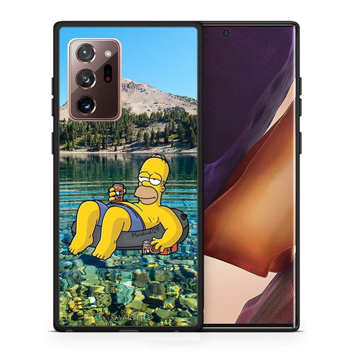 Θήκη Samsung Note 20 Ultra Summer Happiness από τη Smartfits με σχέδιο στο πίσω μέρος και μαύρο περίβλημα | Samsung Note 20 Ultra Summer Happiness case with colorful back and black bezels