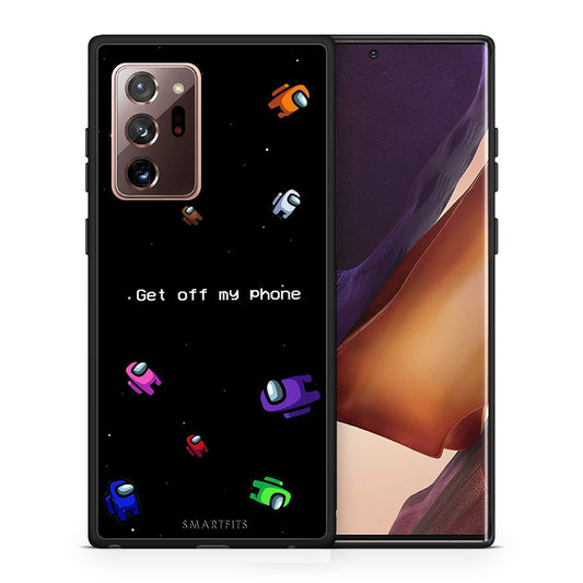 Θήκη Samsung Note 20 Ultra AFK Text από τη Smartfits με σχέδιο στο πίσω μέρος και μαύρο περίβλημα | Samsung Note 20 Ultra AFK Text case with colorful back and black bezels