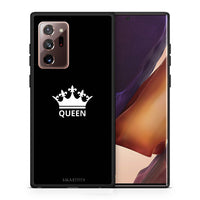Thumbnail for Θήκη Samsung Note 20 Ultra Queen Valentine από τη Smartfits με σχέδιο στο πίσω μέρος και μαύρο περίβλημα | Samsung Note 20 Ultra Queen Valentine case with colorful back and black bezels