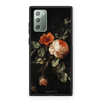 Thumbnail for Samsung Note 20 Vintage Roses θήκη από τη Smartfits με σχέδιο στο πίσω μέρος και μαύρο περίβλημα | Smartphone case with colorful back and black bezels by Smartfits