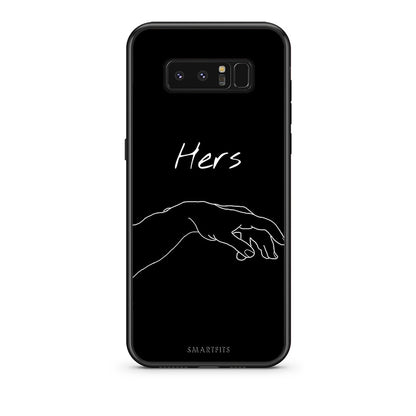 samsung note 8 Aeshetic Love 1 Θήκη Αγίου Βαλεντίνου από τη Smartfits με σχέδιο στο πίσω μέρος και μαύρο περίβλημα | Smartphone case with colorful back and black bezels by Smartfits