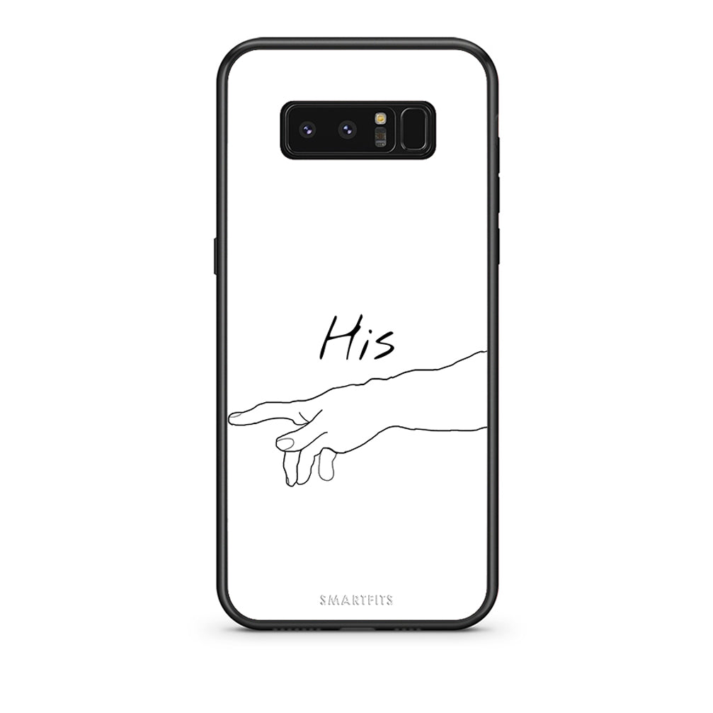 samsung note 8 Aeshetic Love 2 Θήκη Αγίου Βαλεντίνου από τη Smartfits με σχέδιο στο πίσω μέρος και μαύρο περίβλημα | Smartphone case with colorful back and black bezels by Smartfits