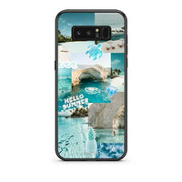 Thumbnail for samsung note 8 Aesthetic Summer Θήκη από τη Smartfits με σχέδιο στο πίσω μέρος και μαύρο περίβλημα | Smartphone case with colorful back and black bezels by Smartfits