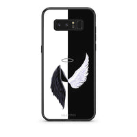 Thumbnail for samsung note 8 Angels Demons θήκη από τη Smartfits με σχέδιο στο πίσω μέρος και μαύρο περίβλημα | Smartphone case with colorful back and black bezels by Smartfits
