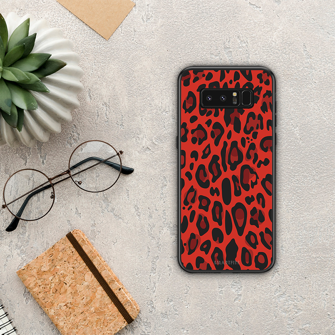 Animal Red Leopard - Samsung Galaxy Note 8 θήκη
