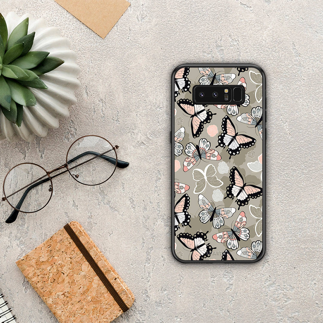 Boho Butterflies - Samsung Galaxy Note 8 θήκη
