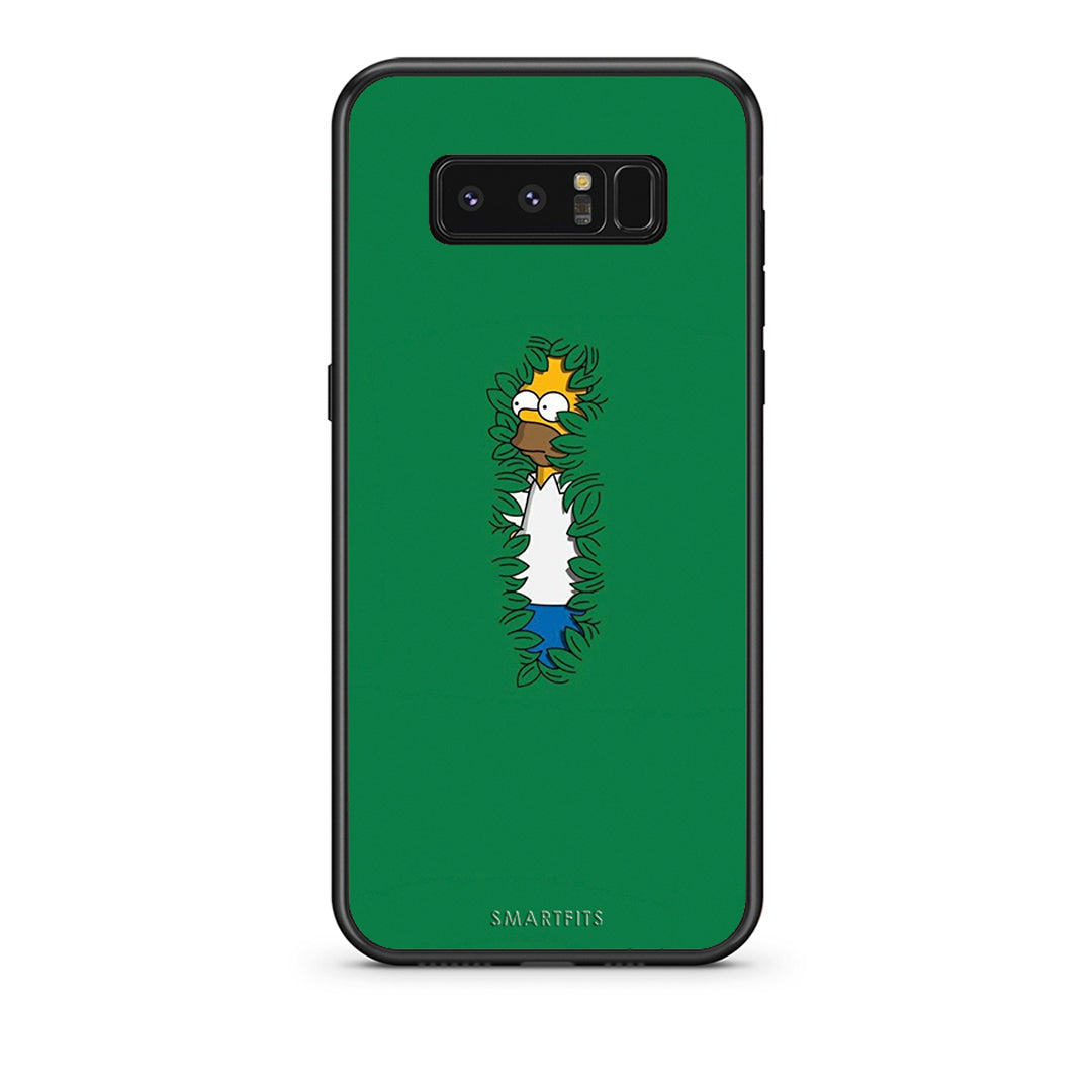 samsung note 8 Bush Man Θήκη Αγίου Βαλεντίνου από τη Smartfits με σχέδιο στο πίσω μέρος και μαύρο περίβλημα | Smartphone case with colorful back and black bezels by Smartfits