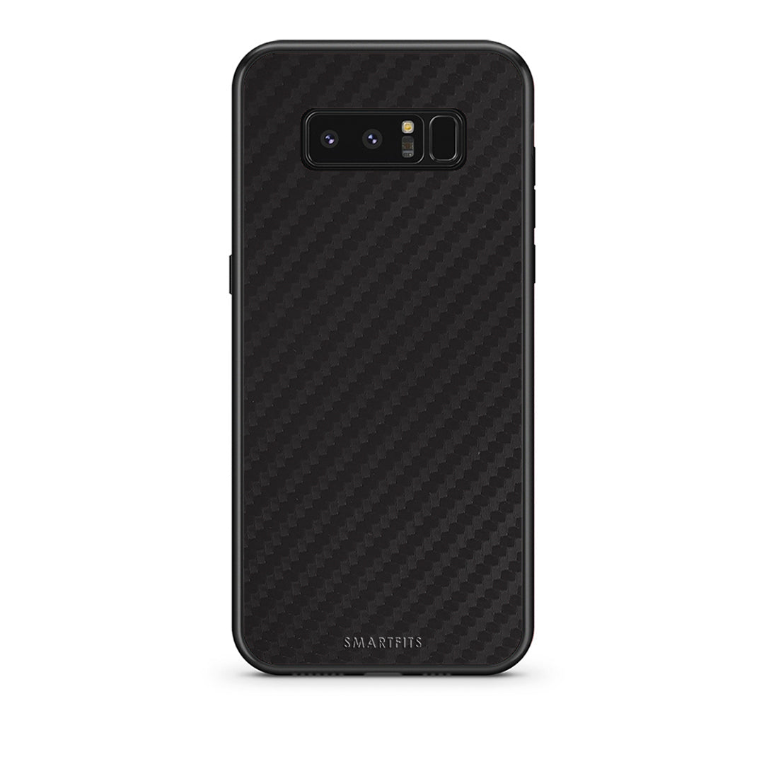 samsung note 8 Carbon Black θήκη από τη Smartfits με σχέδιο στο πίσω μέρος και μαύρο περίβλημα | Smartphone case with colorful back and black bezels by Smartfits