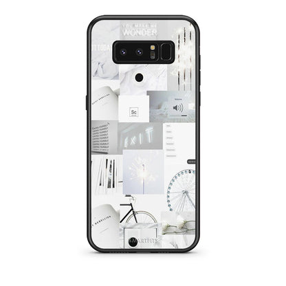 samsung note 8 Collage Make Me Wonder Θήκη Αγίου Βαλεντίνου από τη Smartfits με σχέδιο στο πίσω μέρος και μαύρο περίβλημα | Smartphone case with colorful back and black bezels by Smartfits