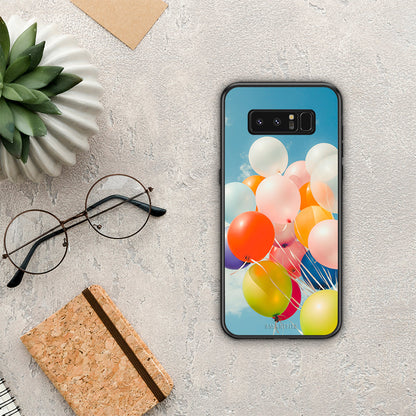 Colorful Balloons - Samsung Galaxy Note 8 θήκη
