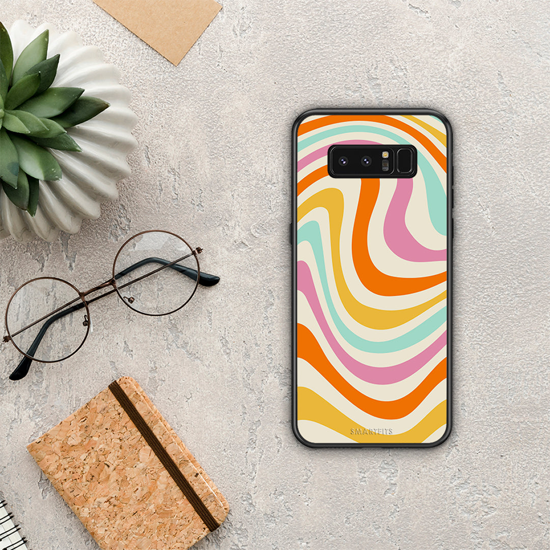 Colourful Waves - Samsung Galaxy Note 8 θήκη