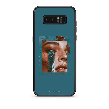 samsung note 8 Cry An Ocean θήκη από τη Smartfits με σχέδιο στο πίσω μέρος και μαύρο περίβλημα | Smartphone case with colorful back and black bezels by Smartfits