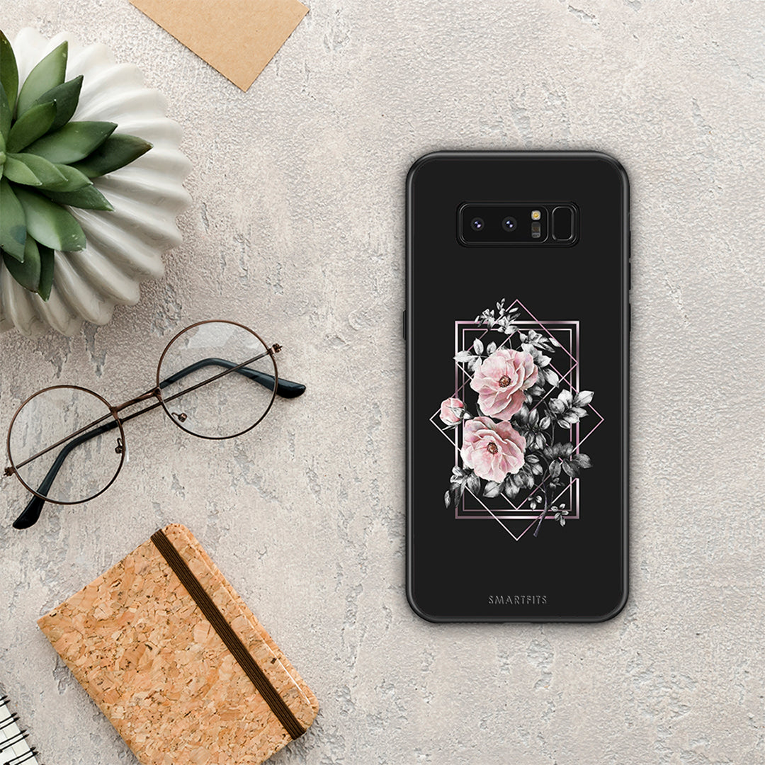 Flower Frame - Samsung Galaxy Note 8 θήκη