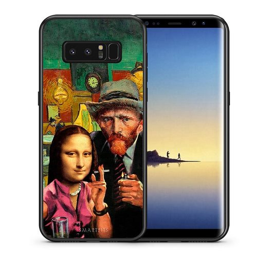 Θήκη Samsung Note 8 Funny Art από τη Smartfits με σχέδιο στο πίσω μέρος και μαύρο περίβλημα | Samsung Note 8 Funny Art case with colorful back and black bezels